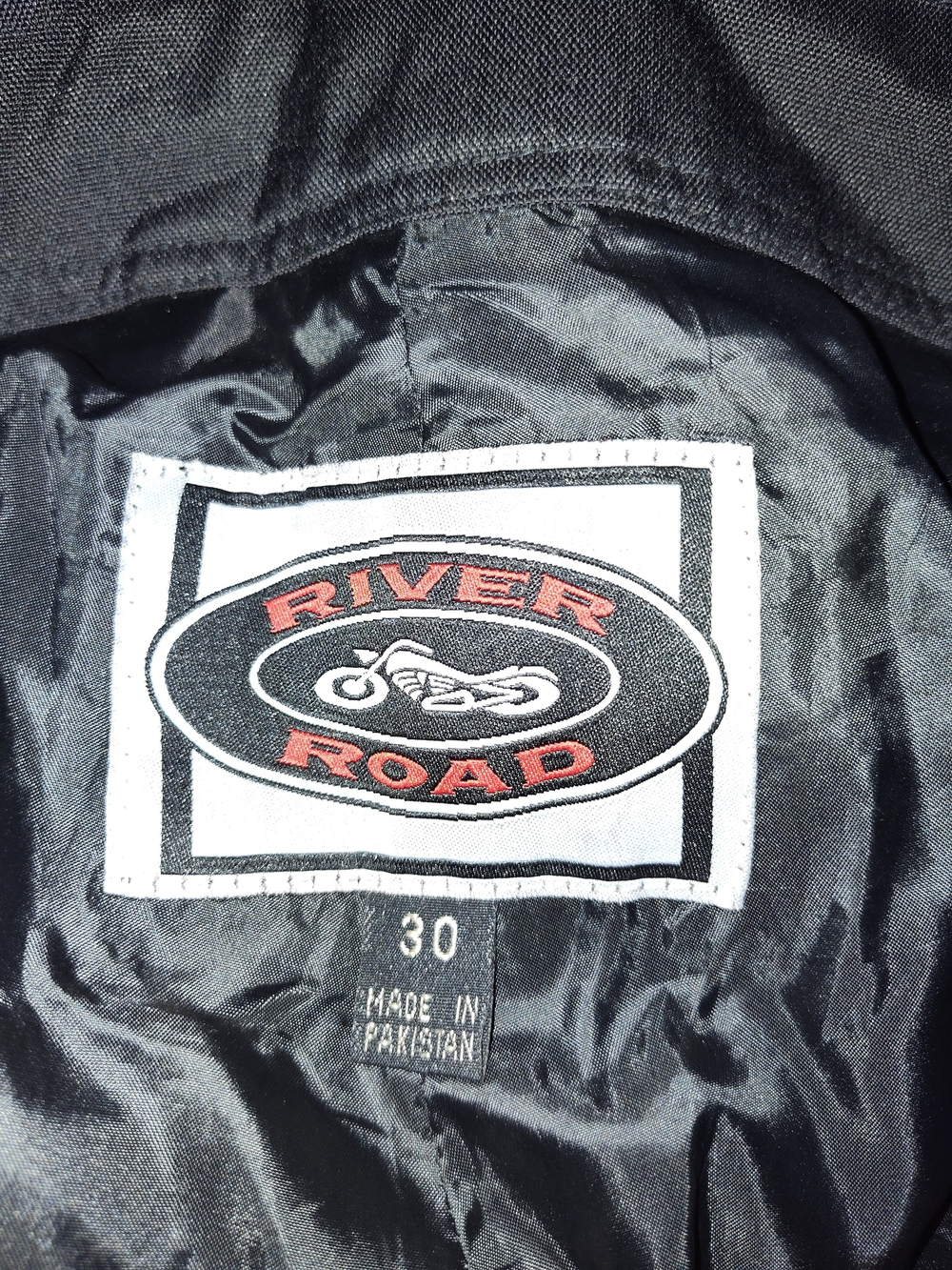 Men's Black Nylon Motorcycle Pants with Adjustable Ankles - Picture 6 of 7